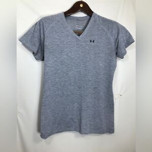 Under armour shirt womens medium loose fit heat gear tech tee
